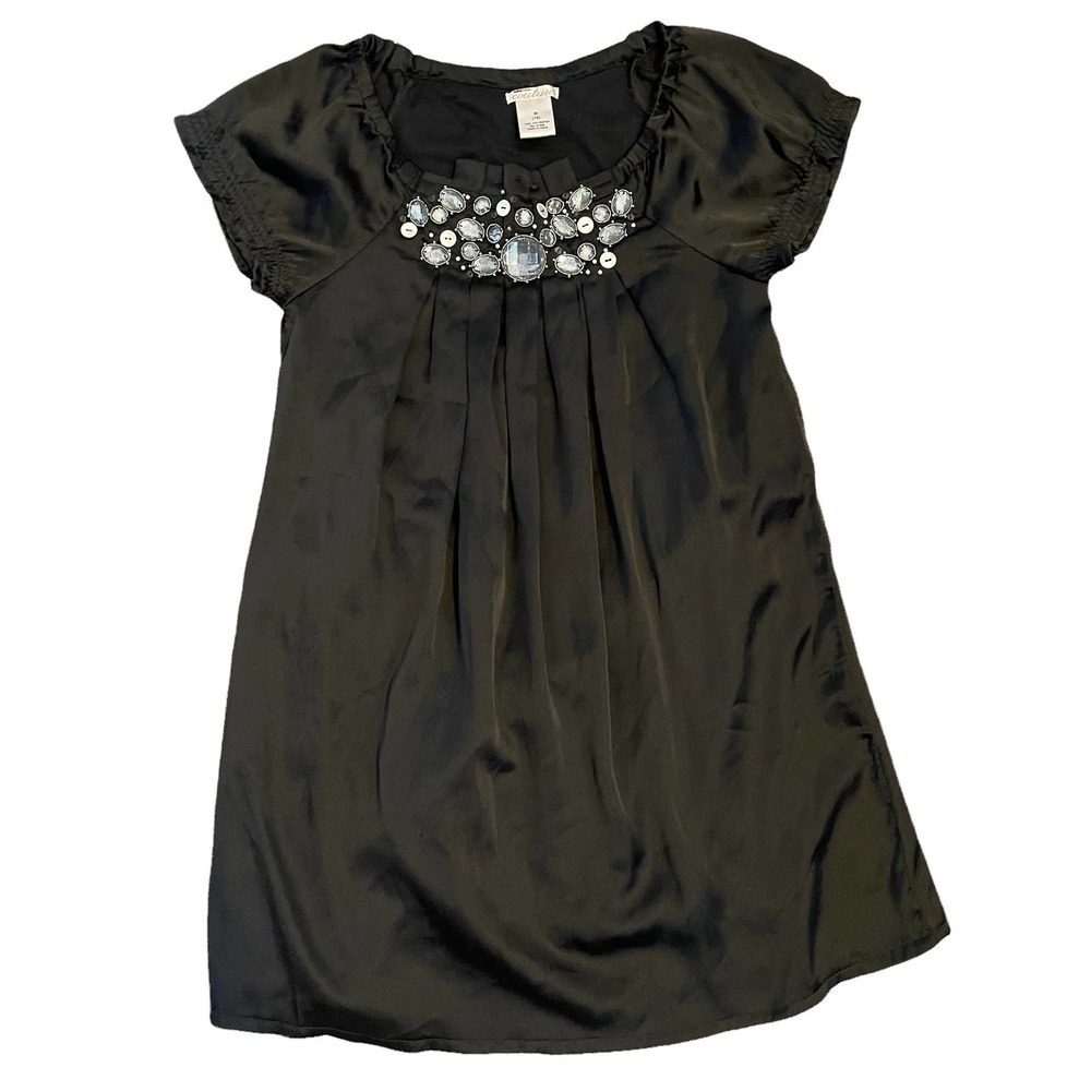 Sally Miller Couture Girls Black Party Dress Size 10